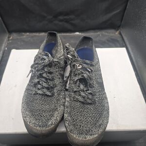 Nike Black and Gray Knit Sneakers